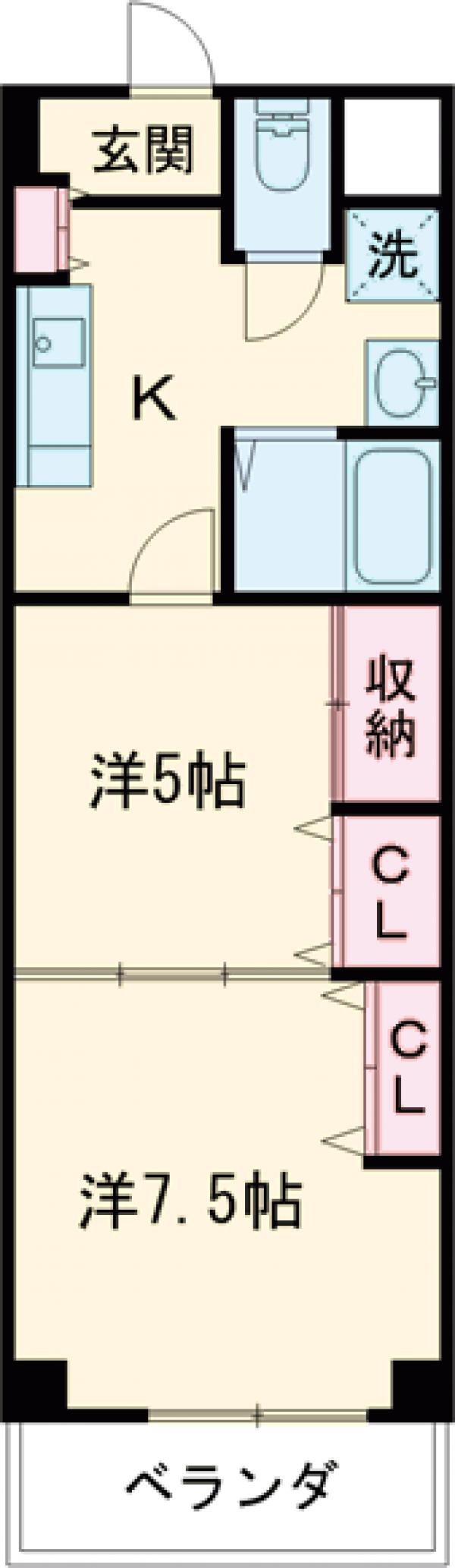 プレステージ宇都宮の間取り