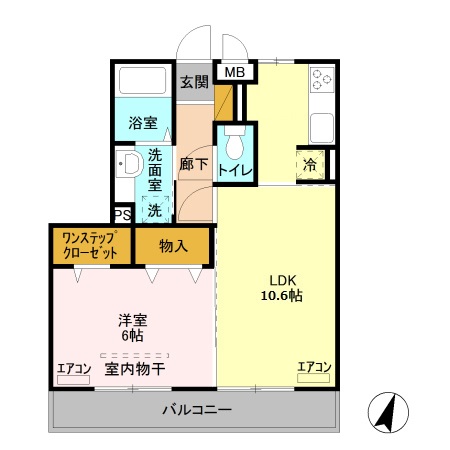 スクエア Cの間取り