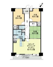 ライオンズマンション武蔵砂川の間取り
