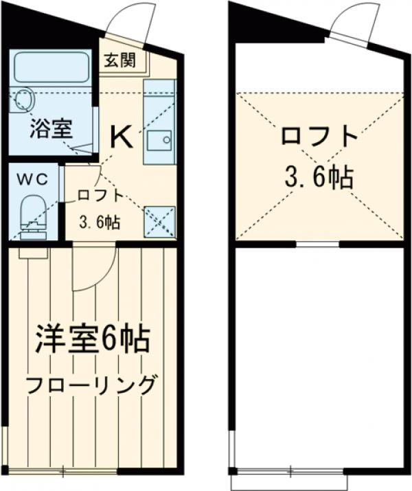 カーサ・フローラの間取り