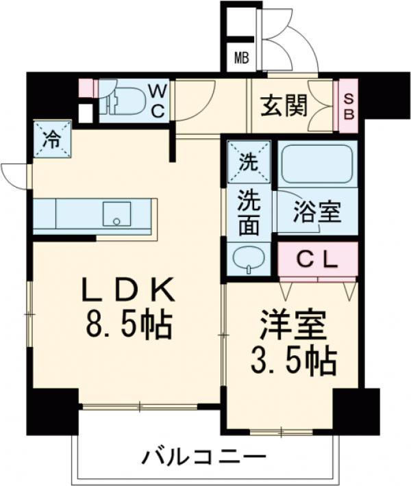 リヴァプール東池袋の間取り