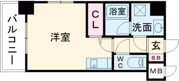 リライアンス井尻の間取り