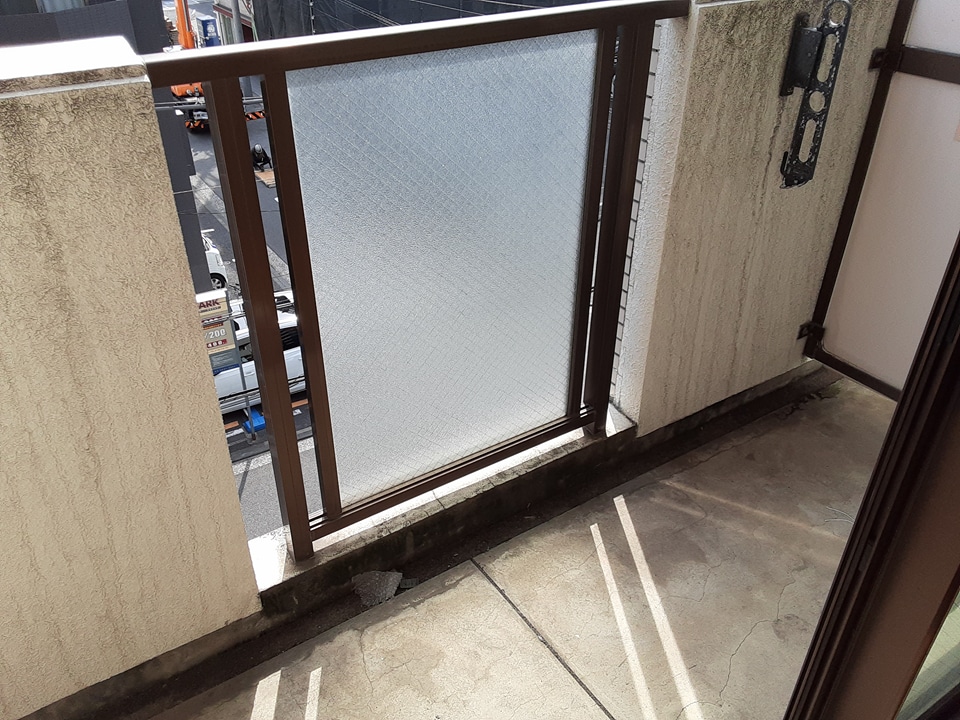 12/26 バルコニー