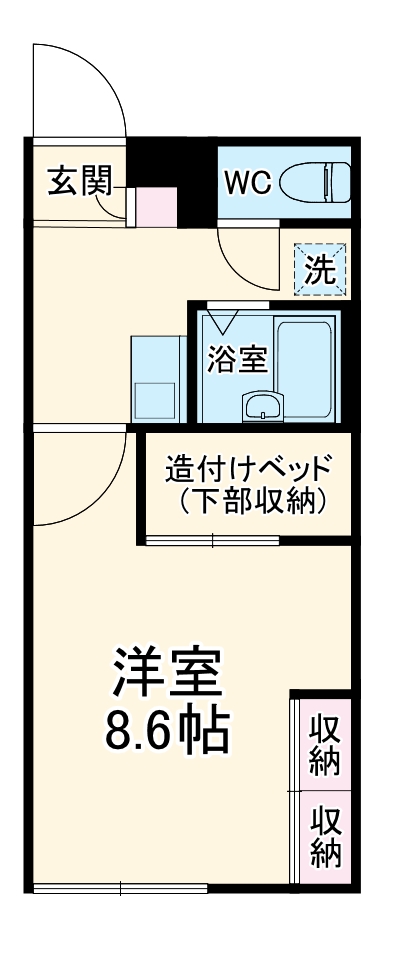 レオパレスサクシードの間取り