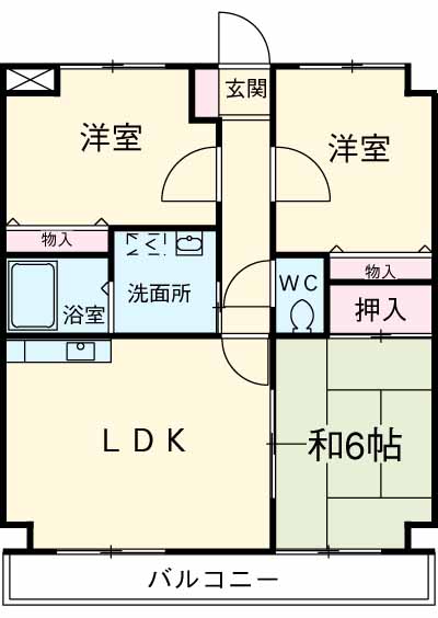 will鴨宮bの間取り