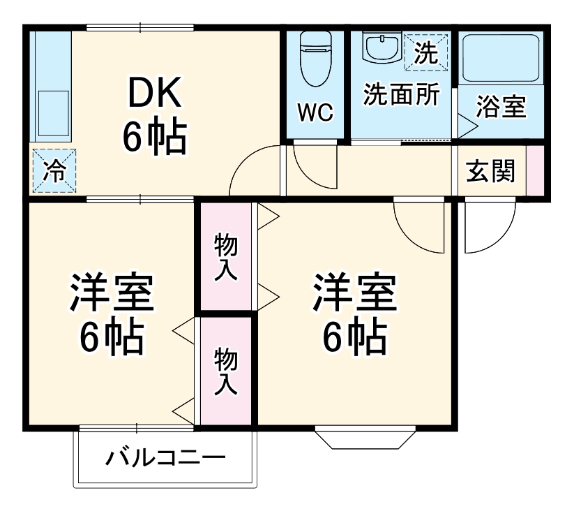 ミッテ・ベルクの間取り