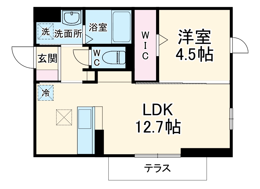 ロイヤルクレセントの間取り