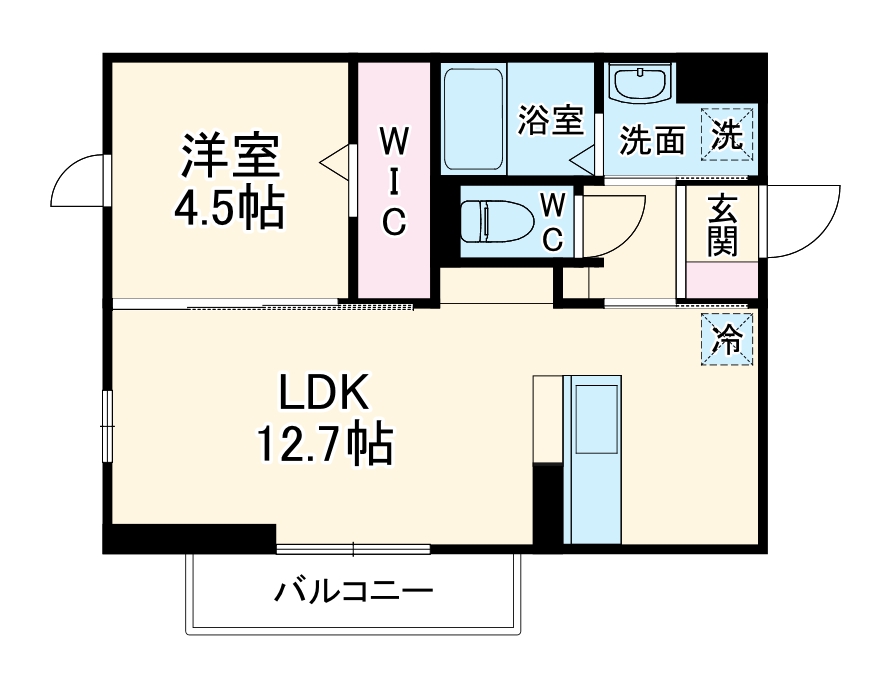 ロイヤルクレセントの間取り