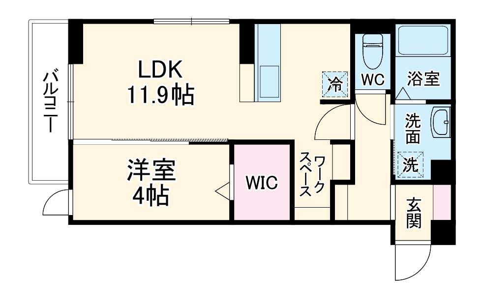 ロイヤルクレセントの間取り
