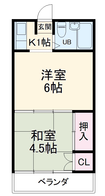 ハイツ井上の間取り