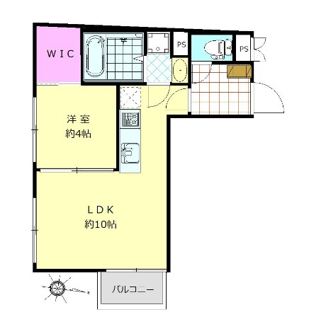 ブルドッグフランセ駒沢の間取り