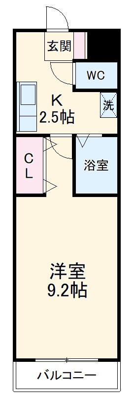A・City弁天の間取り