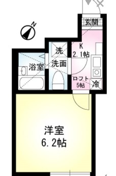 イルミナハイムの間取り