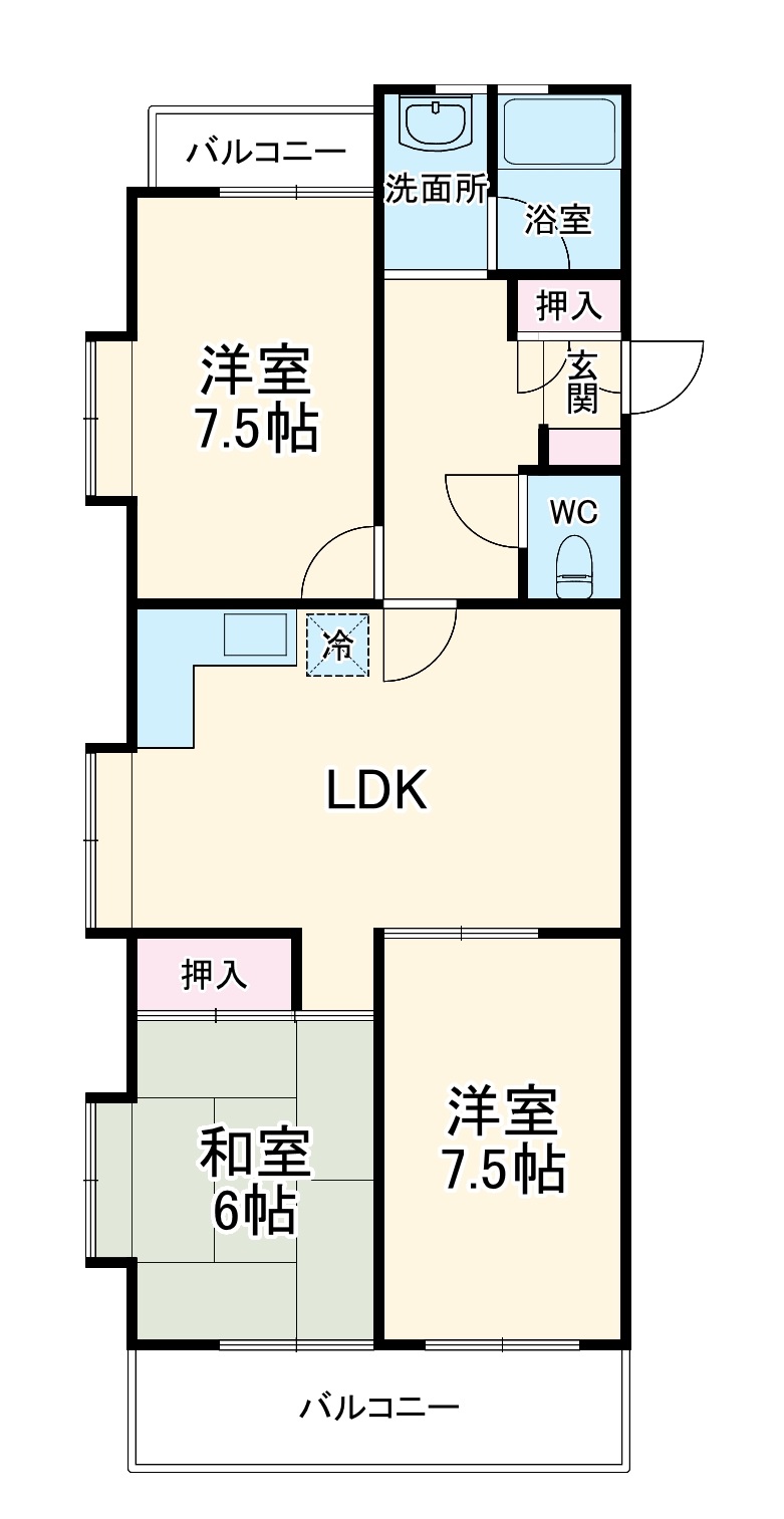 パルナス望が丘の間取り