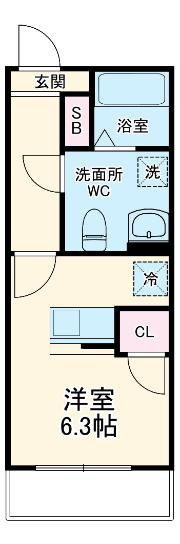 Ambition岩槻本町の間取り