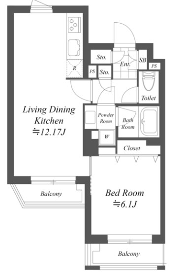 グランデュオ世田谷XIの間取り