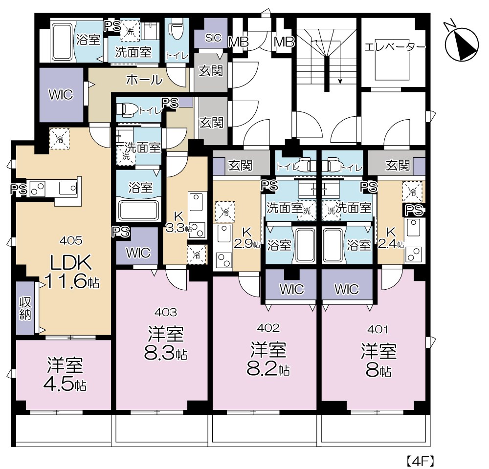 Belle Foret & Riziere(ベルフォーレ&リジェール)の間取り