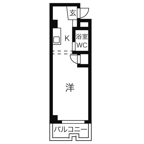 KMハイツの間取り