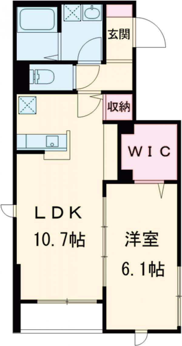 フィカーサ上北沢の間取り