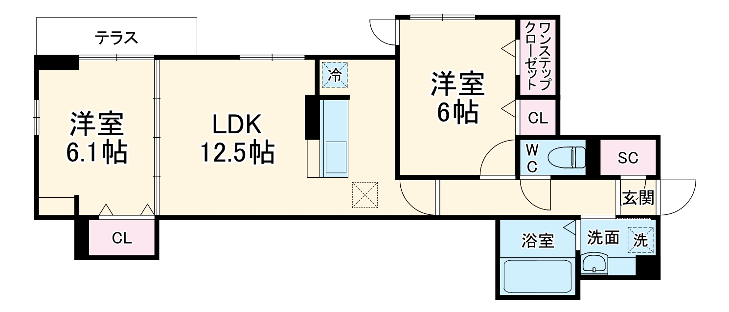 Villa Glycineの間取り