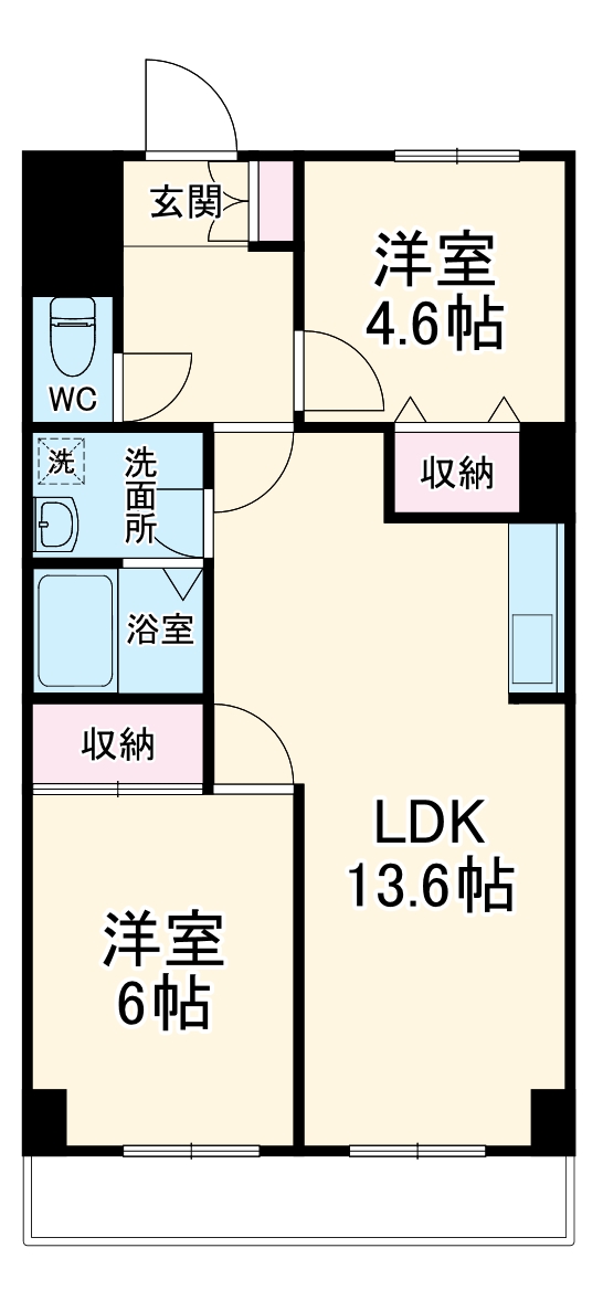 大谷マンションの間取り