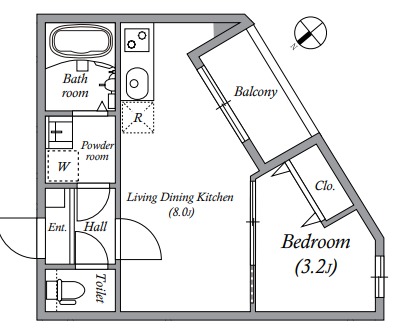 MOVE TSUKAMOTOの間取り