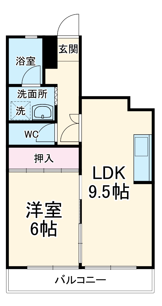 ハイツ河田の間取り