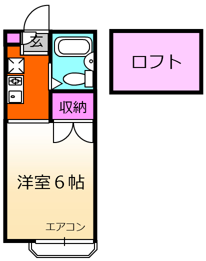 サウスヒルⅡの間取り