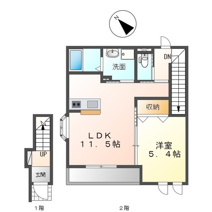 クリーン光の間取り