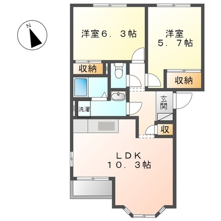 パークヒルズの間取り