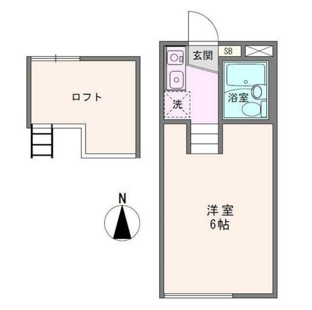 ジュネパレス門井ⅡA棟の間取り