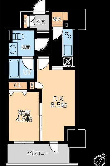 ドゥーエ幡ヶ谷の間取り