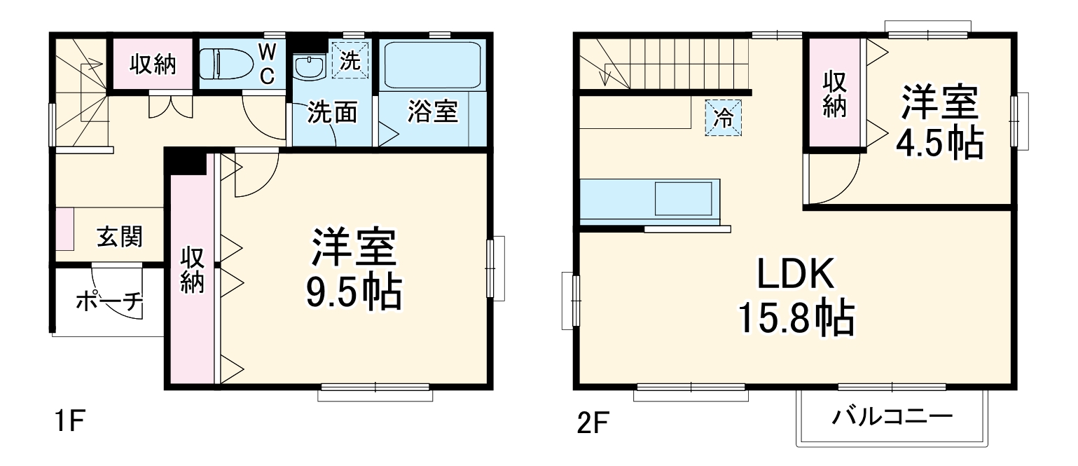 戸塚汲沢戸建の間取り