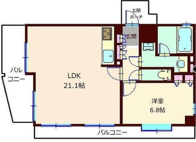 ビヴァーチェ大崎の間取り