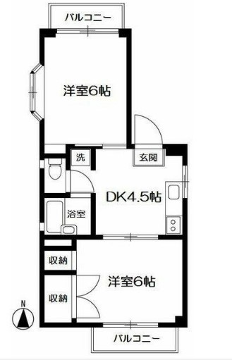 ソシア・リンデンの間取り