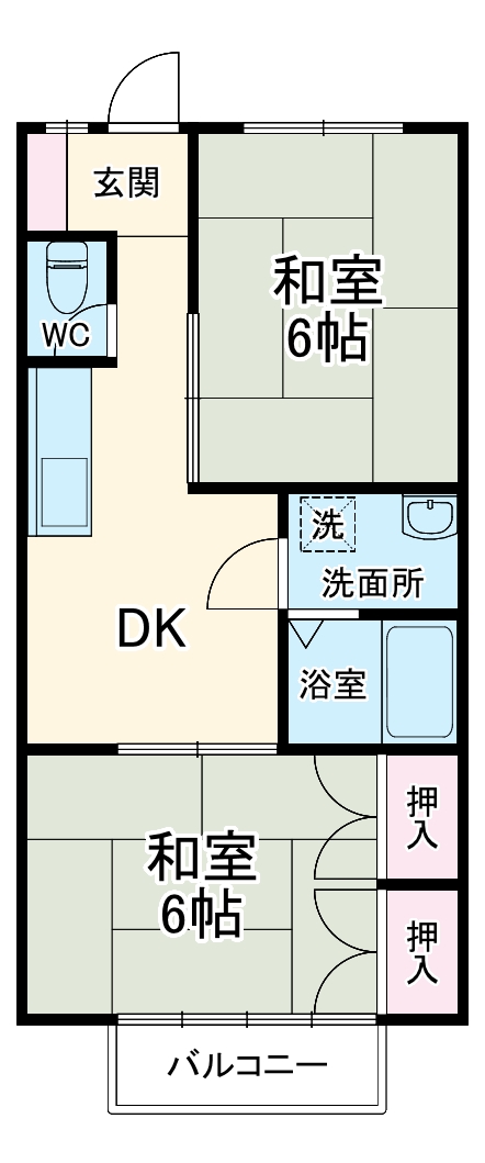 クリーンヒルスの間取り