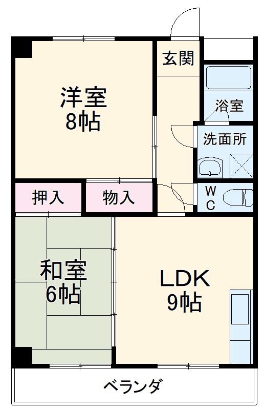 藤本コーポの間取り