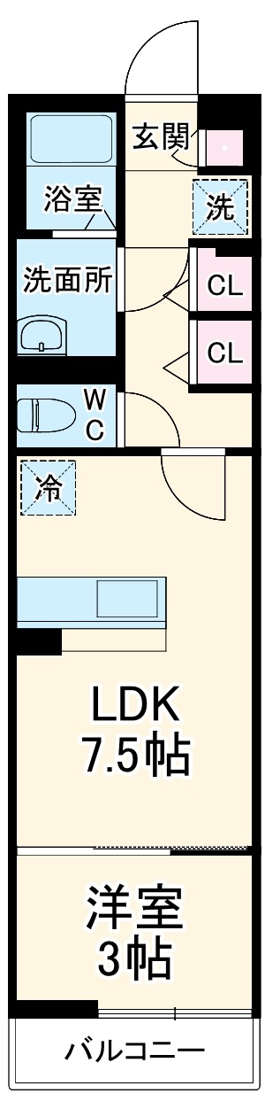 リブリ・辰佳・八潮垳の間取り