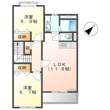 ヴィラ・サンライトⅠの間取り