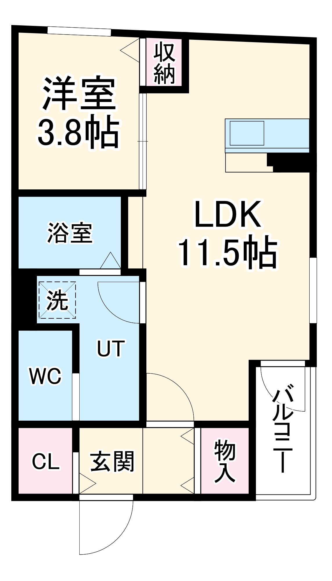 MS OOSUGIの間取り