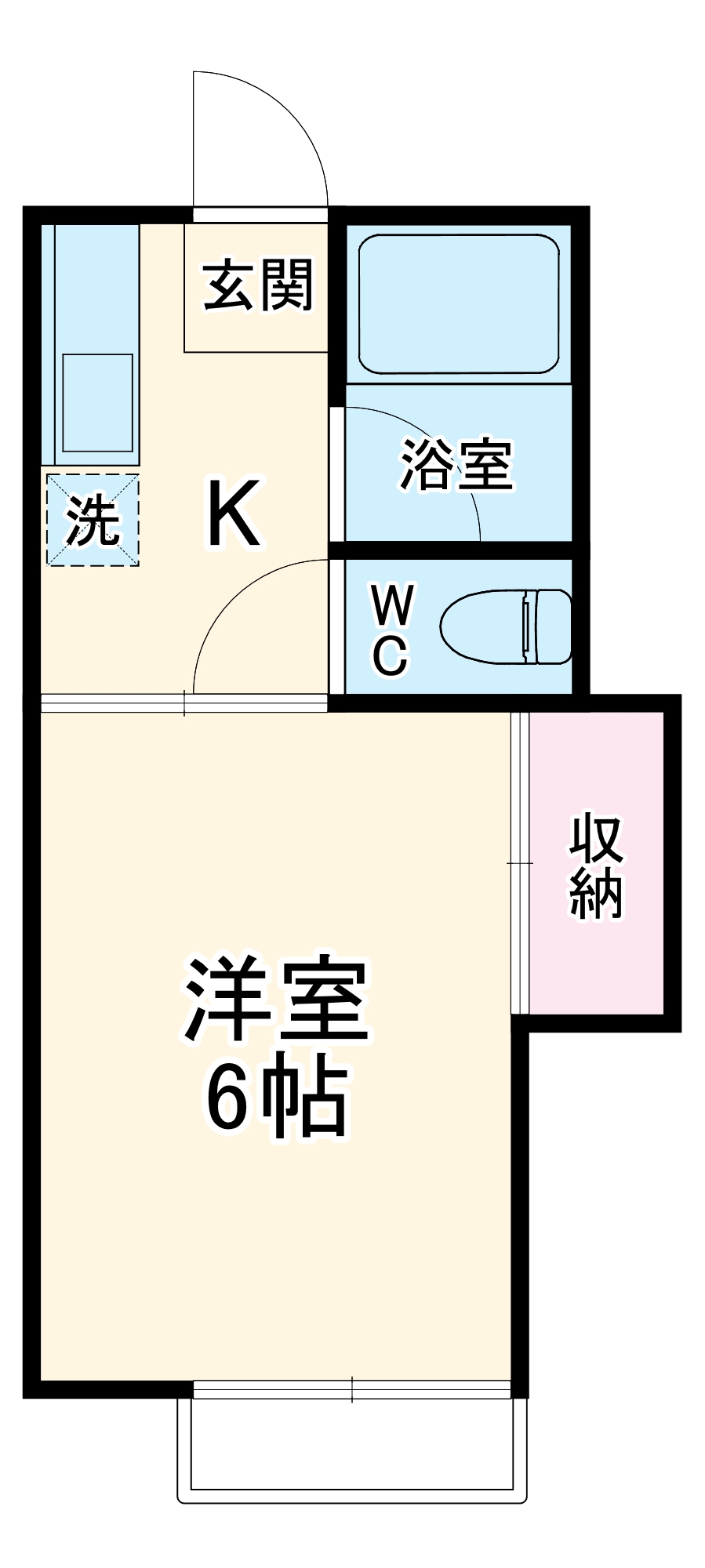 南矢名の完工年月(1983年10月)築の賃貸アパートの間取り