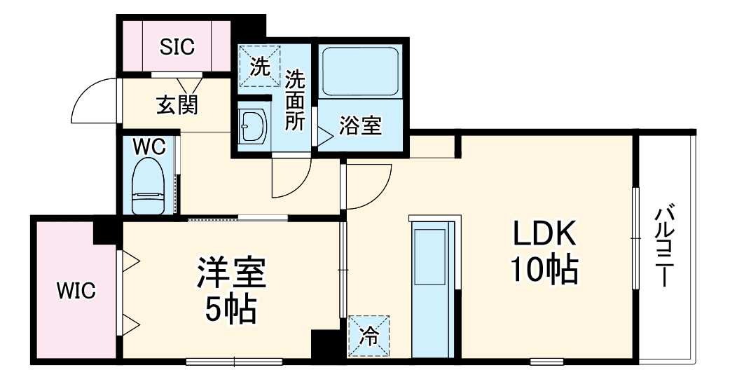 Laplage材木座の間取り