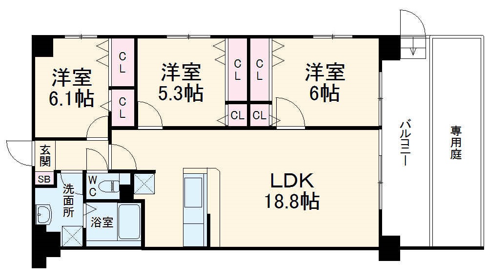 ホビアル・フェンテの間取り