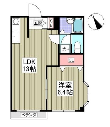 エルディムパークサイドの間取り