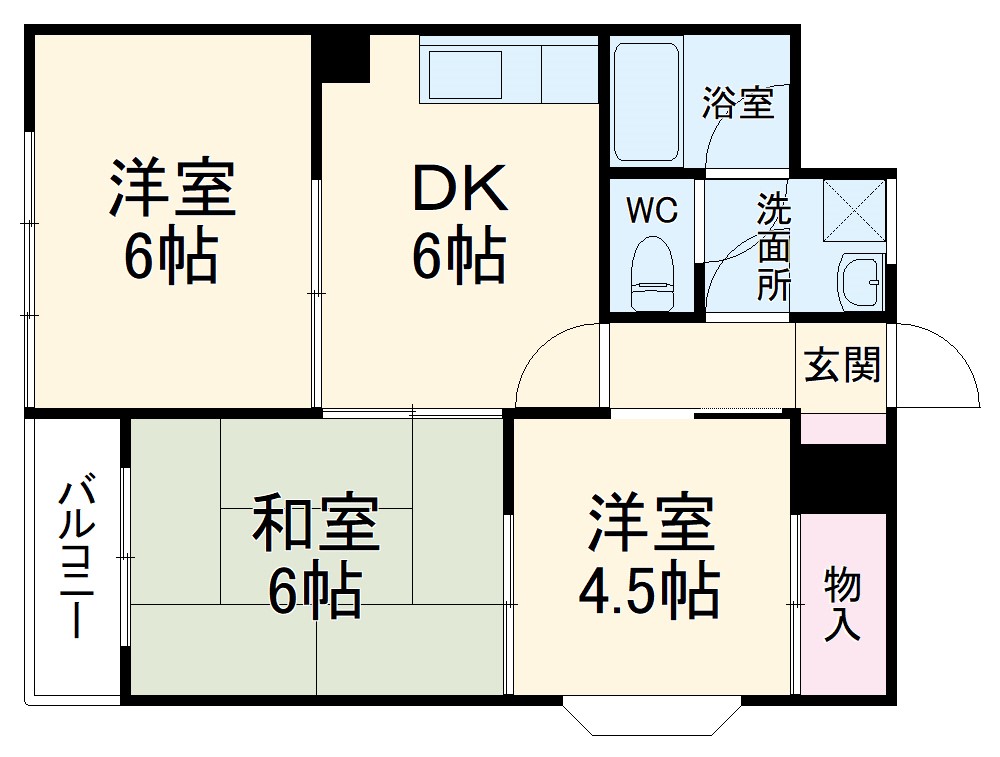 セレーノ東町Ⅱの間取り