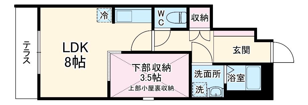 マーレ美住の間取り