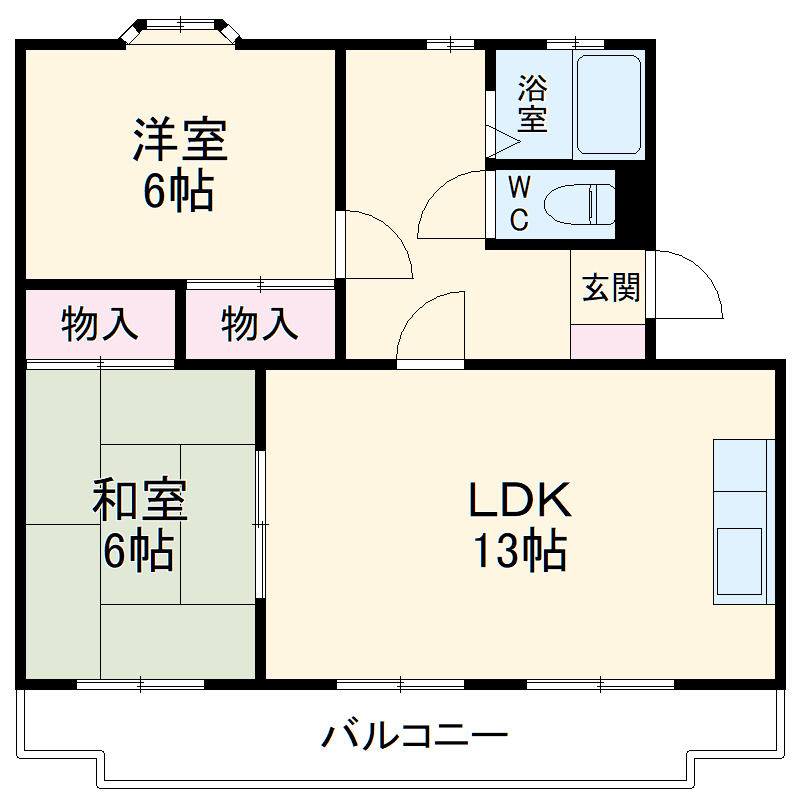 エタニティマンション大脇の間取り