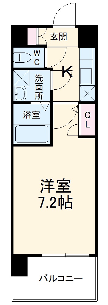 UURコート名古屋名駅の間取り