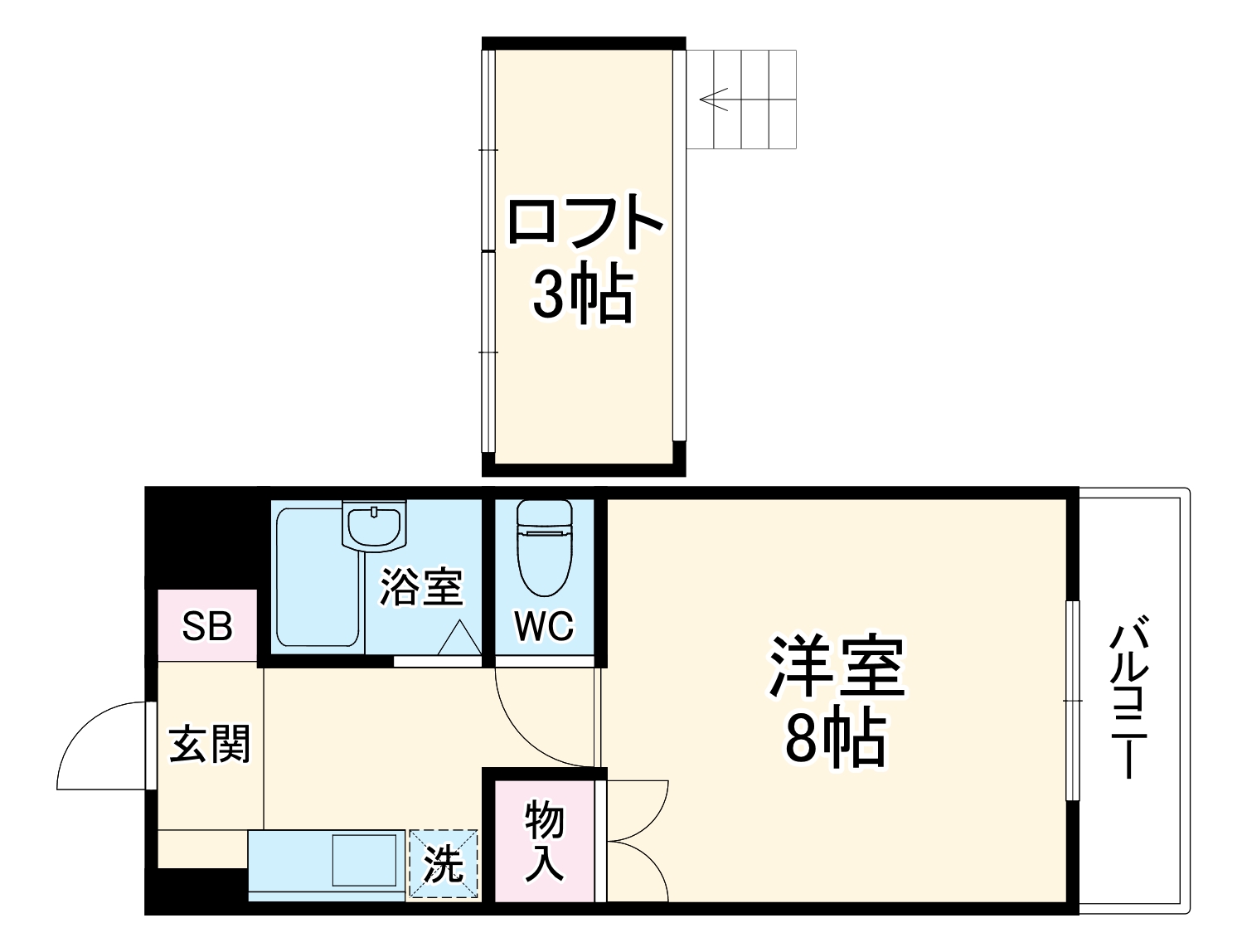 サン・ミヨシの間取り