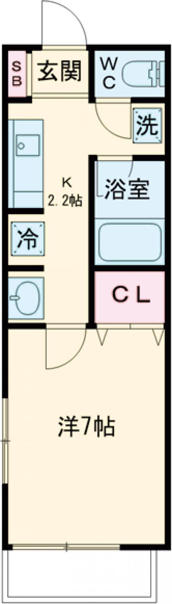 カサルーチェ等々力の間取り